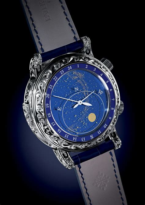 patek philippe sky moon tourbillon blue